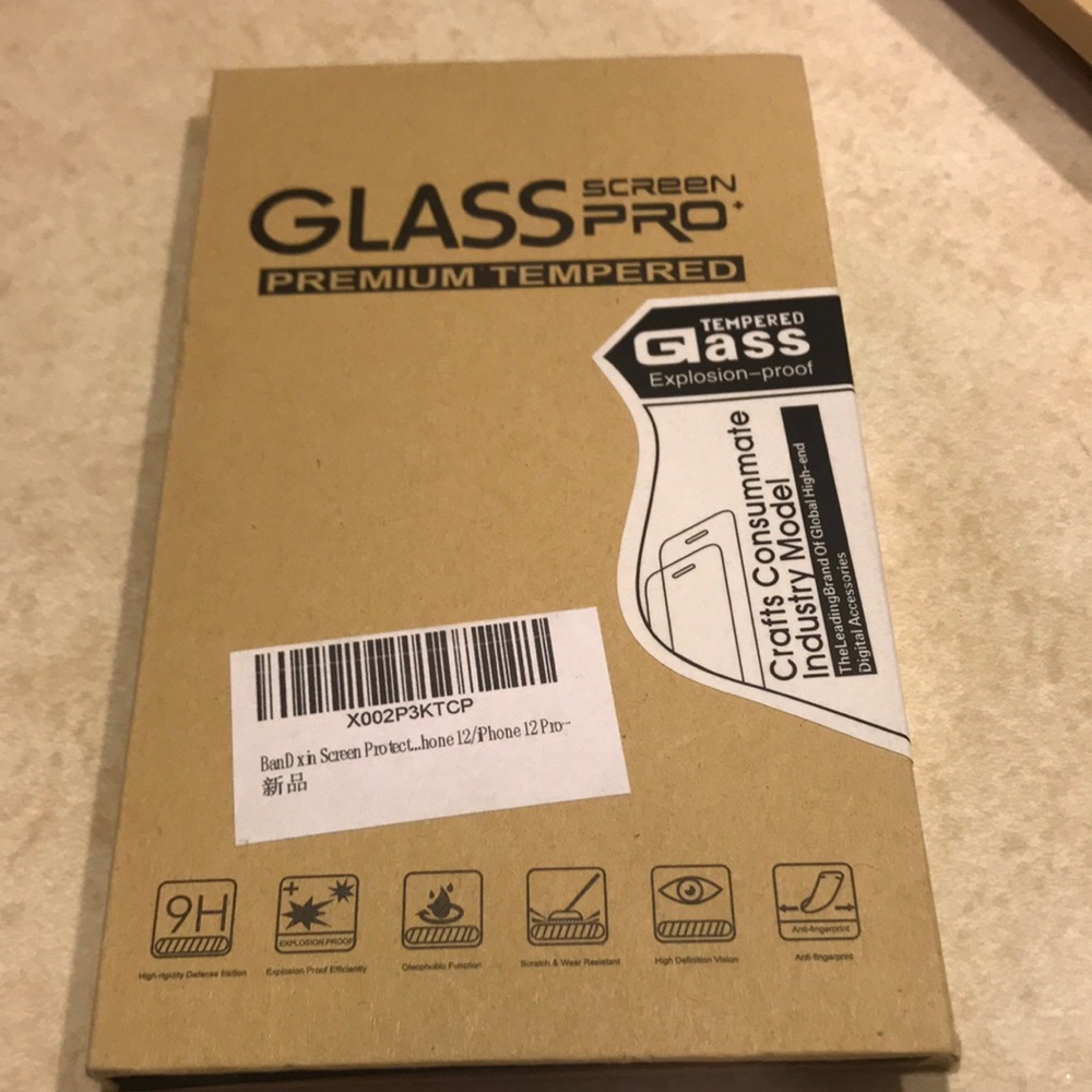 3-pack Screenprotectors for IPhone 12/IPhone 12Pro